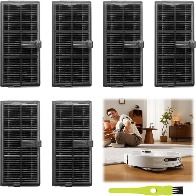 6er-Pack HEPA-Filter für Dreame X40 Ultra, L40s Ultra, L40 Ultra, AE4CE Ersatzfilter für Mova E30 Ultra, P50 Pro, X40 Ul...