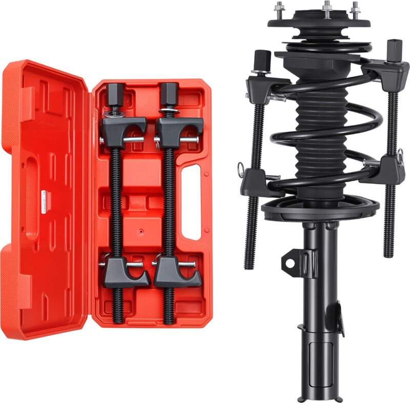 VEVOR Federbeinspanner 2 Stk. Hochleistungs-Schraubenfederspanner-Werkzeug mit 265 mm Reichweite, kompatibel mit 22 mm S...