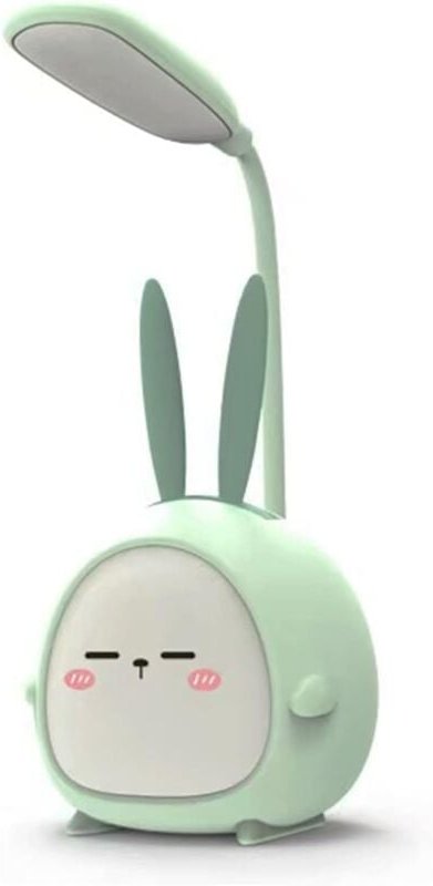 Tragbare LED-Schreibtischlampe mit Nachtlicht, süßes Kaninchen, faltbar, wiederaufladbar über usb, Leselampe für Kinderz...