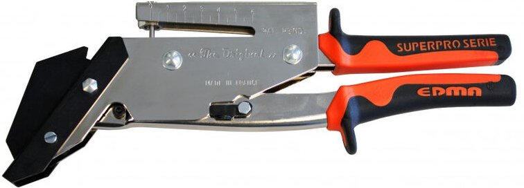 Edma - mat - Schieferschneide- und Stanzzange 35 mm Klinge