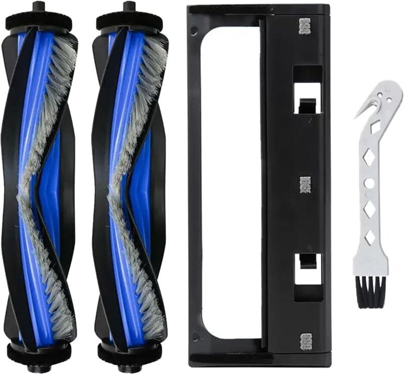 Zubehör für Ecovacs Deebot T50 Pro Omni/T50 Omni Gen2/T50 Pro Omni Gen2 Staubsauger: 2 Hauptbürsten & 1 Hauptbürstenabde...