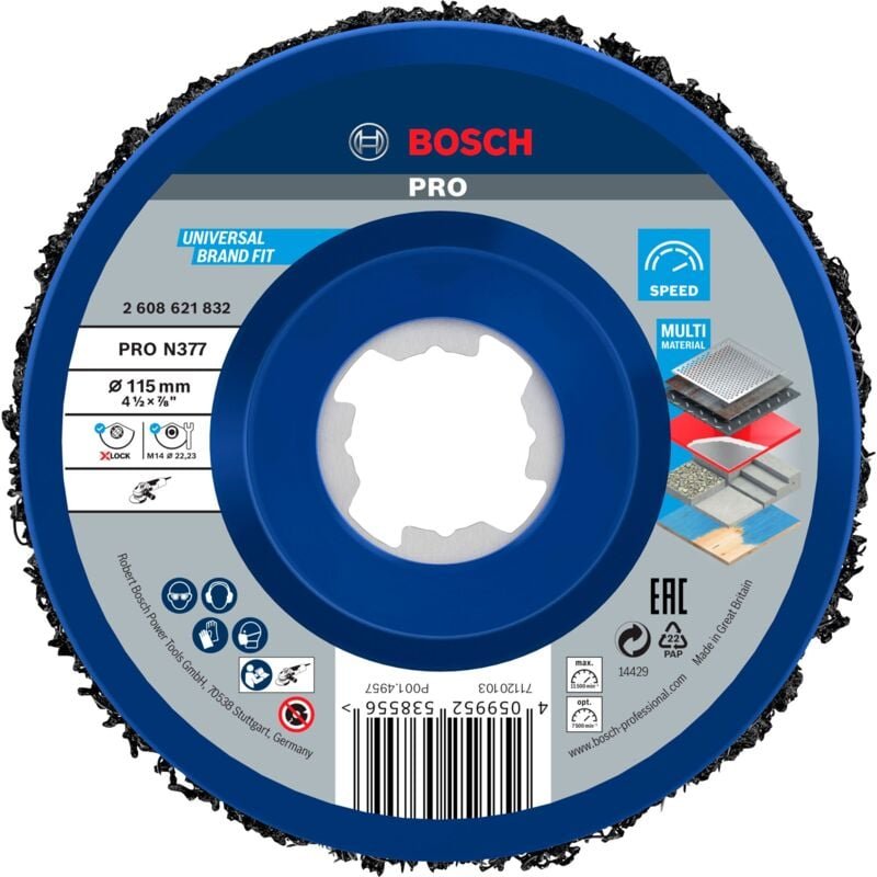 Bosch - Accessories 2608621832 Polierscheibe Durchmesser 115 mm Bohrungs-Ø 22.23 mm 1 St.