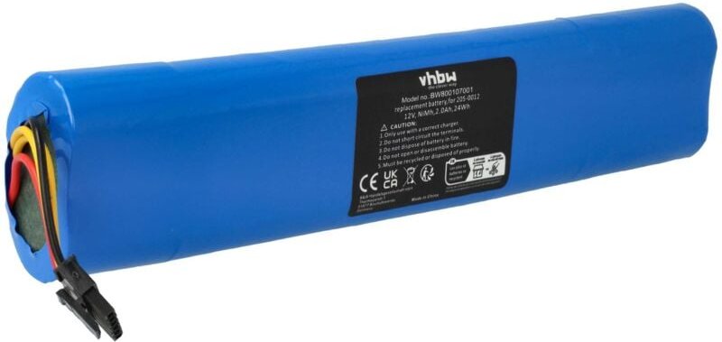 1x Akku kompatibel mit Neato Botvac 70, 70E, 75, Connected, 80, 85 Home Cleaner Heimroboter (2000 mAh, 12 v, NiMH) - Vhb...