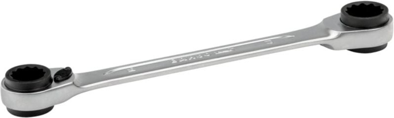 12-15-mm-Knarren-Ringschlüssel, verchromt, 191 mm - Bahco