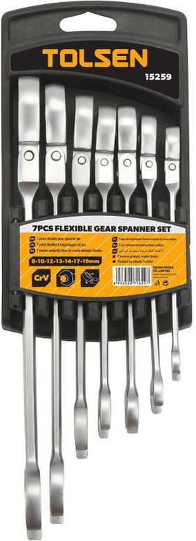 Ratschen-Gabelschlussel Gelenkkopf Von 8 Bis 19 Mm Tolsen