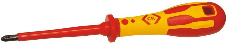C.k Magma - c.k T49143-1 vde Kreuzschlitz-Schraubendreher pz 1 Klingenlänge: 80 mm din iso 8764, din en 60900