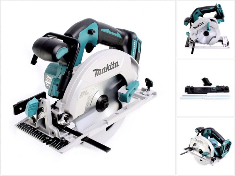 Dhs 680 z Akku Handkreissäge 18V 165 mm Solo + Führungsschienenadapter - ohne Akku, ohne Ladegerät - Makita