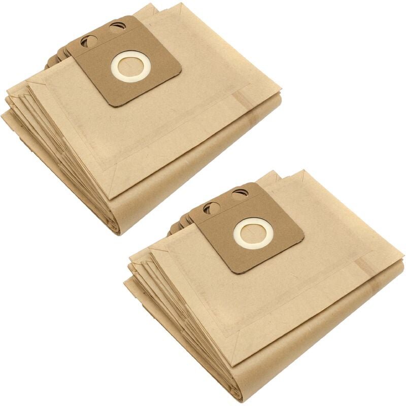 20x Staubsaugerbeutel Ersatz für Nilfisk B38 für Staubsauger - Papier, braun - Vhbw