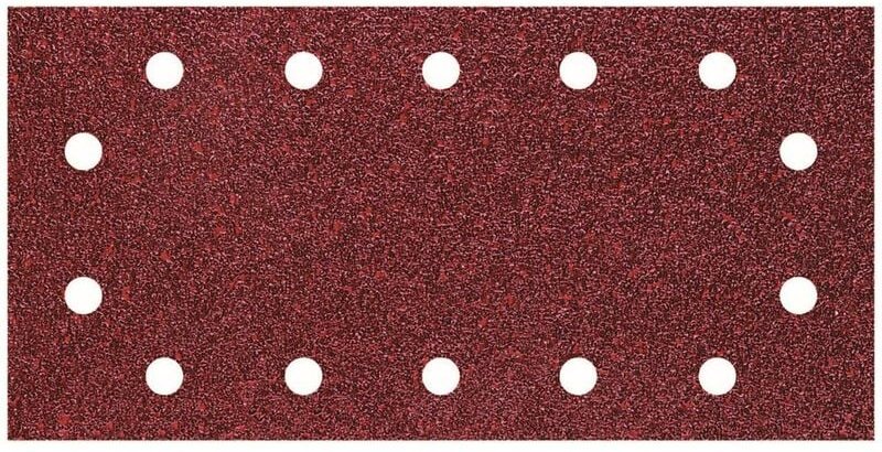 Haftschleifstreifen K40 115 x 230 mm 5 Stück für Schwingschleifer - Wolfcraft