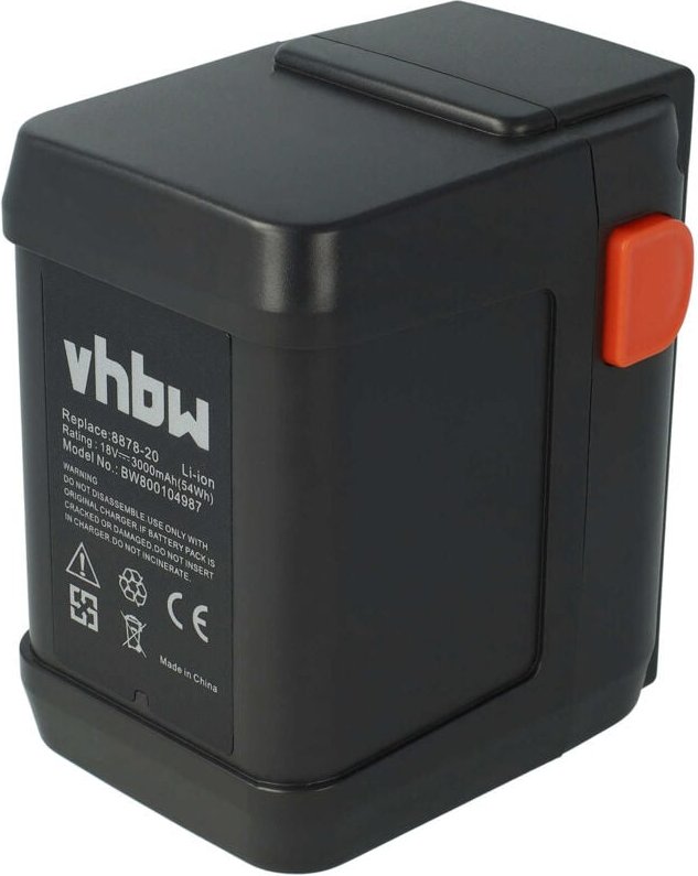 1x Akku kompatibel mit Gardena Kettensäge cst 2018-Li (8865-20) Grasschere, Strauchschere (3000mAh, 18V, Li-Ion) - Ersat...