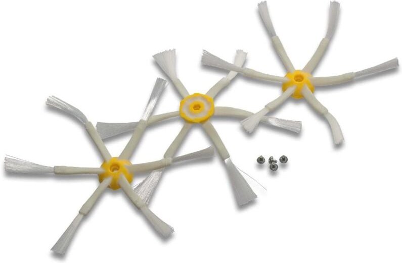 Vhbw - 3x Seitenbürste kompatibel mit iRobot Roomba 532, 530, 531, 500, 510, 520, 534, 535, 500-Serie Saugroboter - Rein...