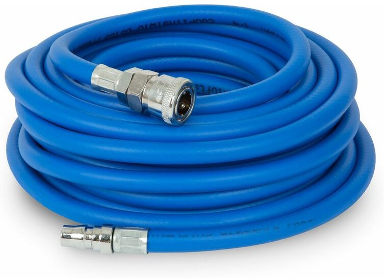 Eberth - Druckluftschlauch Gewebeschlauch Luftschlauch, Länge 10m, Kompressor Schlauch mit Durchmesser 6mm x 11mm (innen...