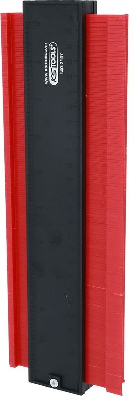 Ks Tools Konturen-Lehre, Kunststoff, 250 mm lang