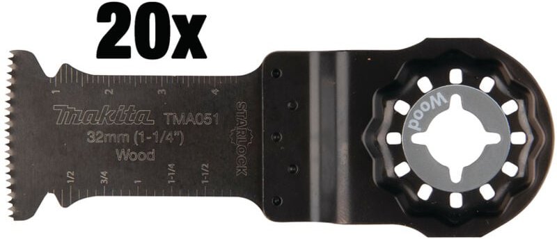 B-64858-20 Tauchmesser 32 starlock 20-tlg - Makita