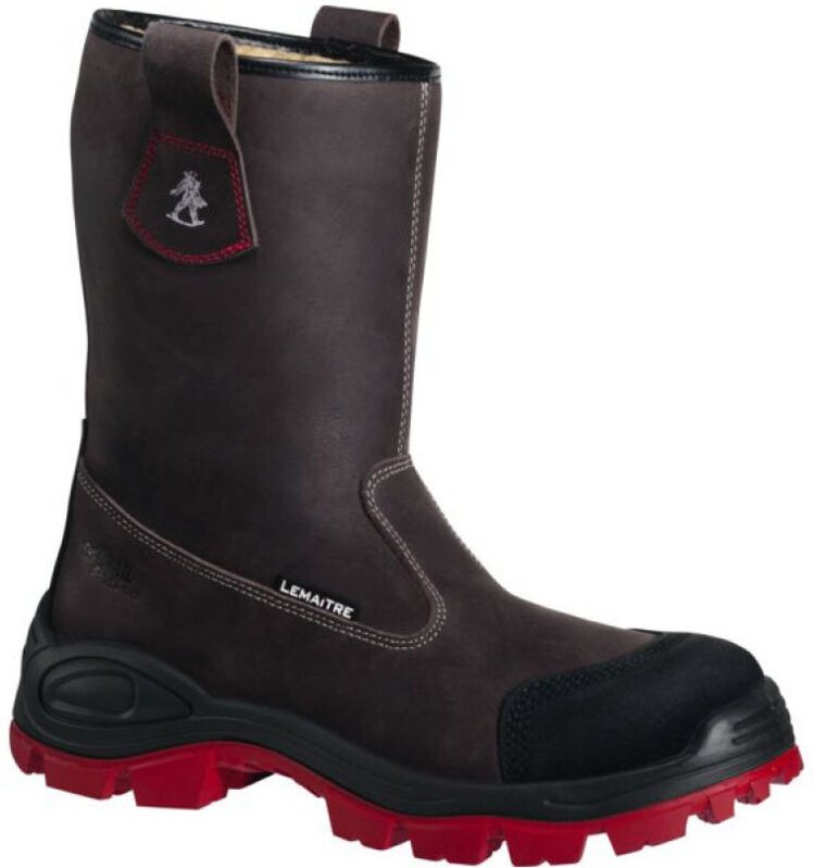 Sicherheitsstiefel Tenere S3 mit roter Sohle, Größe 46 – Lemaitre