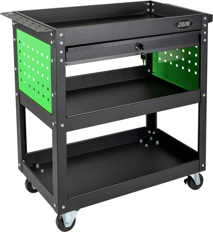 JBM54499 Wagen mit 3 Tabletts und 1 Schublade