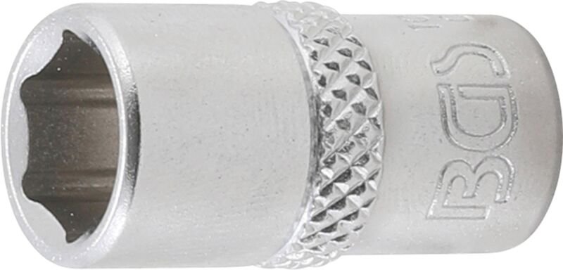 Bgs Technic - Steckschlüssel-Einsatz Sechskant Antrieb Innenvierkant 6,3 mm (1/4') sw 11/32'
