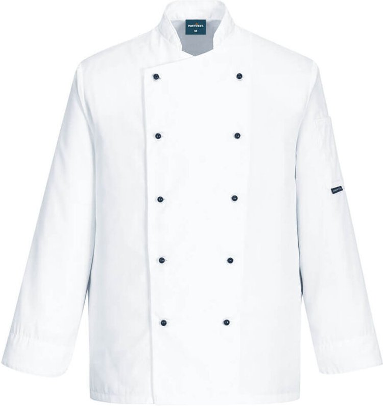 Portwest Kochjacke C834-Somerset Weiß L