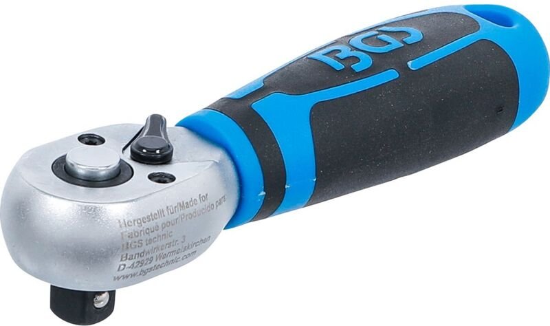 Bgs Technic - Mini-Umschaltknarre Abtrieb Außenvierkant 10 mm (3/8')