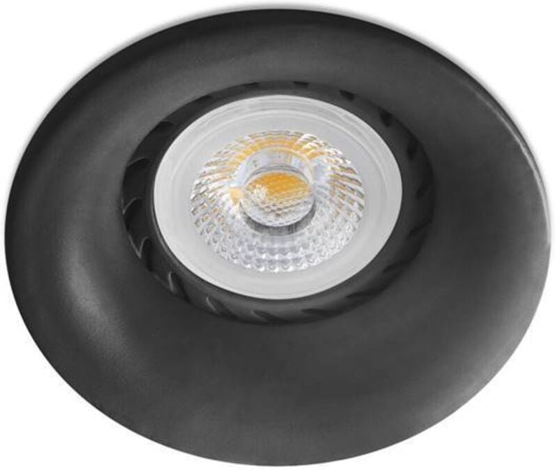 Neon Deckeneinbauleuchte schwarz von faro 43409