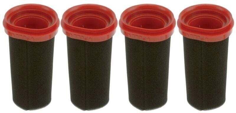 Ulisem 4er-Pack Filter für Bosch BBH3Z0025 BBH3PETGB BBH3251GB Akku-Staubsauger