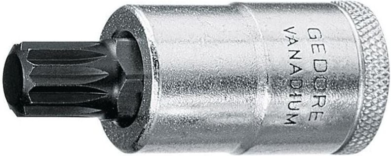 Steckschlüsseleinsatz inx 19 1/2 ″ Innen-Vielzahn M12 Länge 100 mm