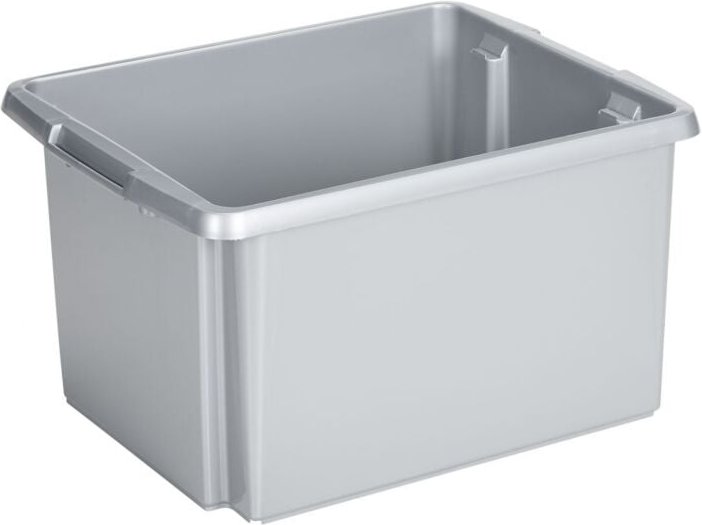 Drehstapel-Box Nesta 32 l silber 45,5 x 36 x 24 cm Boxen - Sunware