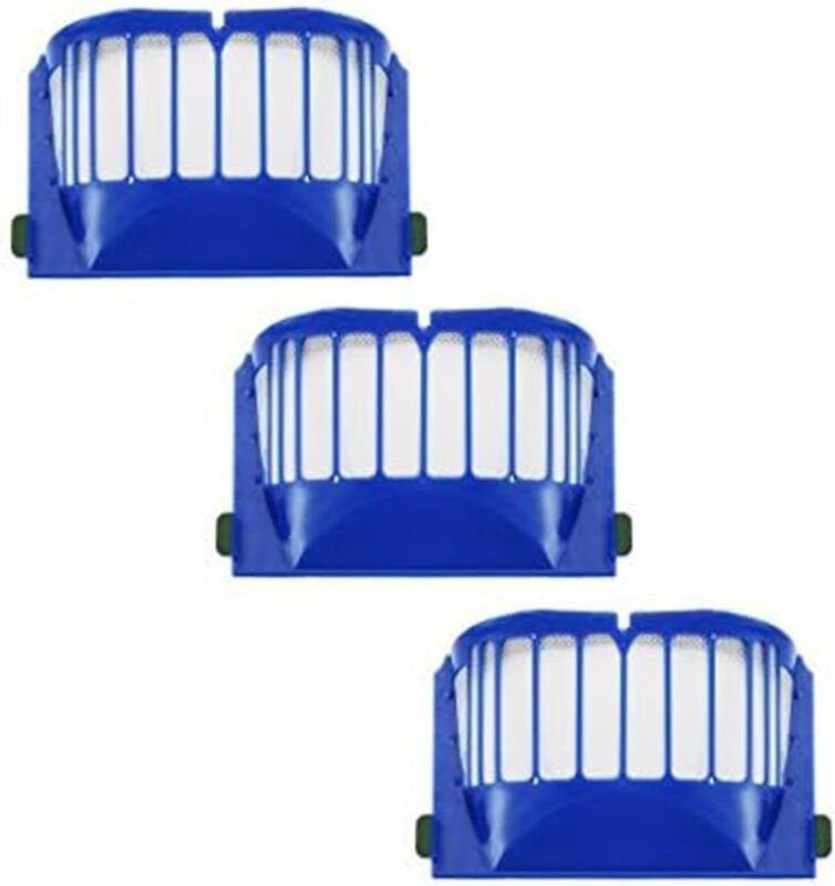 3-teiliges Filter-Staubsauger-Set, kompatibel mit iRobot Roomba 500, 600 Serie (550 560 650 620).