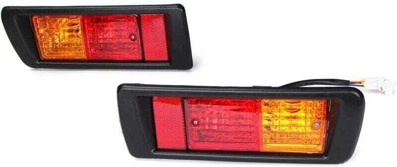 31x11,5cm Auto-Rücklicht links + rechts mit Glühbirne für Toyota Land Cruiser FJ90 1996-2002