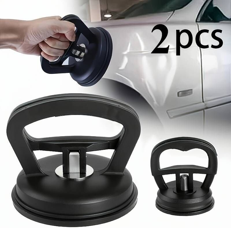 2-teiliges Auto-Dellenreparaturset mit Saugnapf und Hebelgriff – verstellbar für Karosserie, Glas, Metall und Kunststoff...