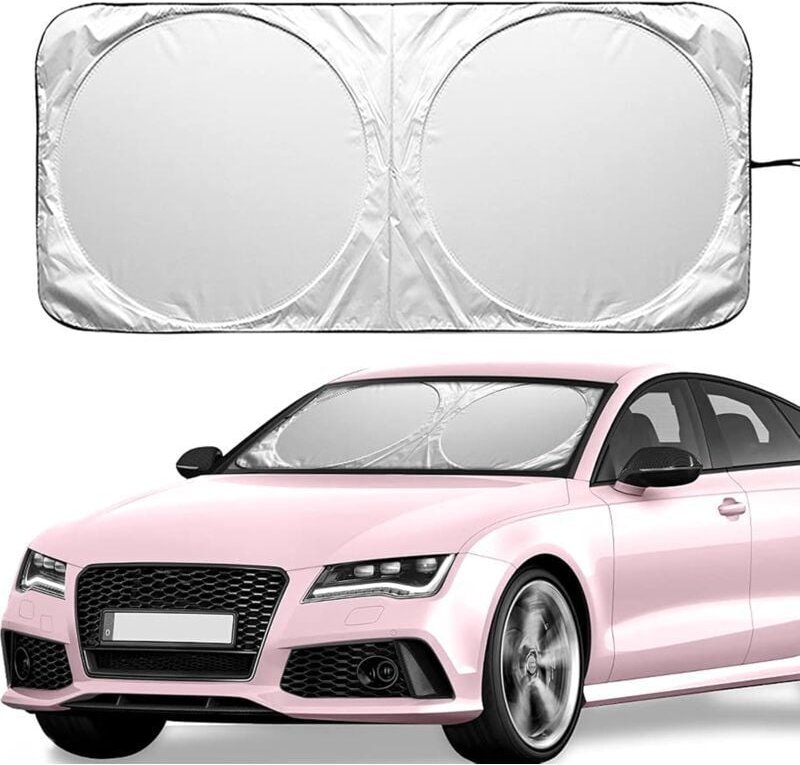Sonnenschutz für die Windschutzscheibe, faltbar, UV-Schutz, faltbar, für das Auto (150 70)