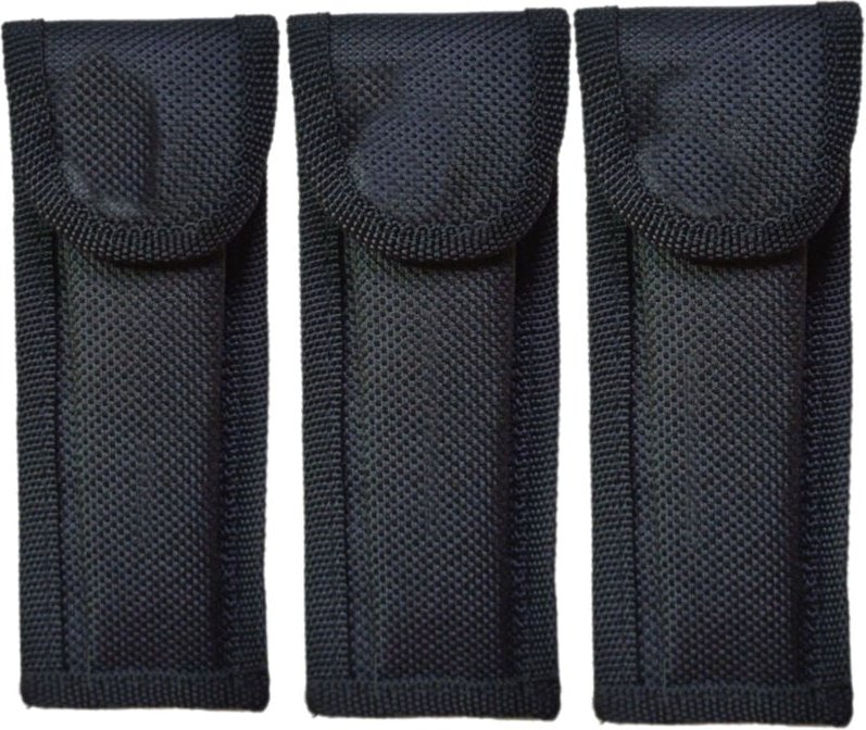 Thumbnail - Sollbry - Stück Leder-Messeretui, Taschenmesseretui, Nylon-Klappmessertasche mit Klettverschluss und Schlaufen, für Outd...