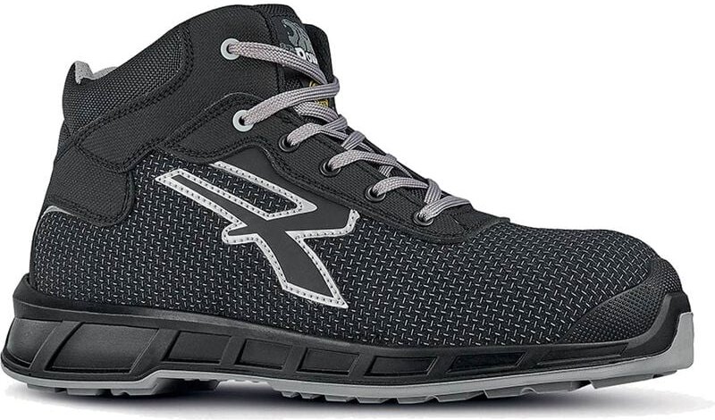 U-power - Sicherheitsstiefel Morrison Größe 40 w. 11 schwarz-grau S3S ci fo sr esd putek® Plus
