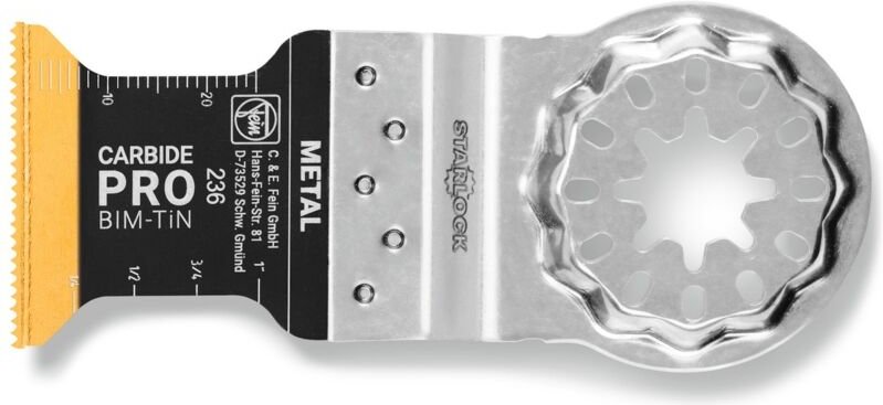Fein - E-Cut Sägebl. Carbide Pro 45x32mm ve à 5 Stück Starlock