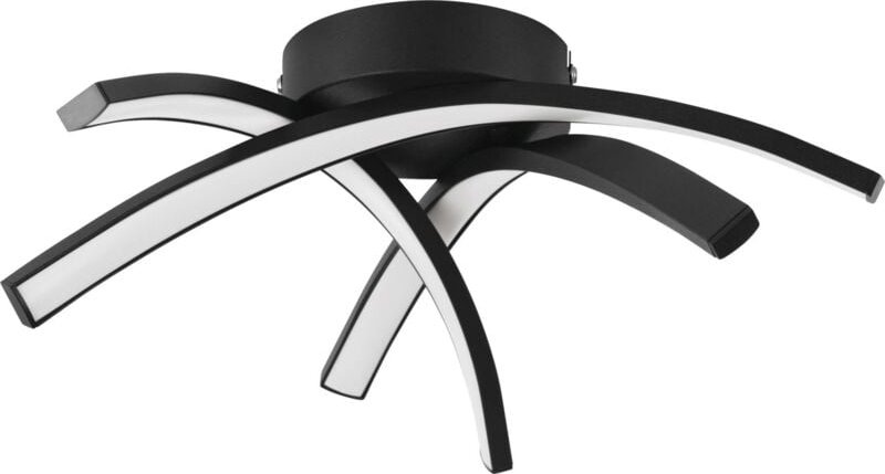 Led Deckenleuchte Destro-E schwarz weiß 37 x 35,5 cm Deckenlampen & Kronleuchter - Eglo