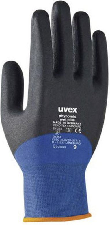 Thumbnail - Uvex - phynomic wet plus 6006110 Arbeitshandschuh Größe (Handschuhe): 10 en 388 1 Paar