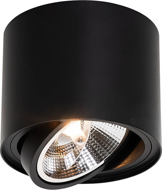 Smarter Deckenstrahler schwarz verstellbar inkl. Wifi GU10 111mm - Rondoo Up