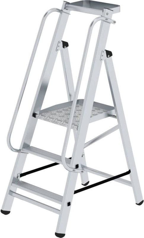 Günzburger Steigtechnik Plattformleiter steckbar mit 2 Handläufen - 052083