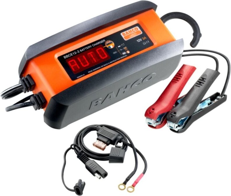 Bahco - Batterieladegerät Erhaltungsladegerät 3 Ampere 12V Batterie kfz Auto