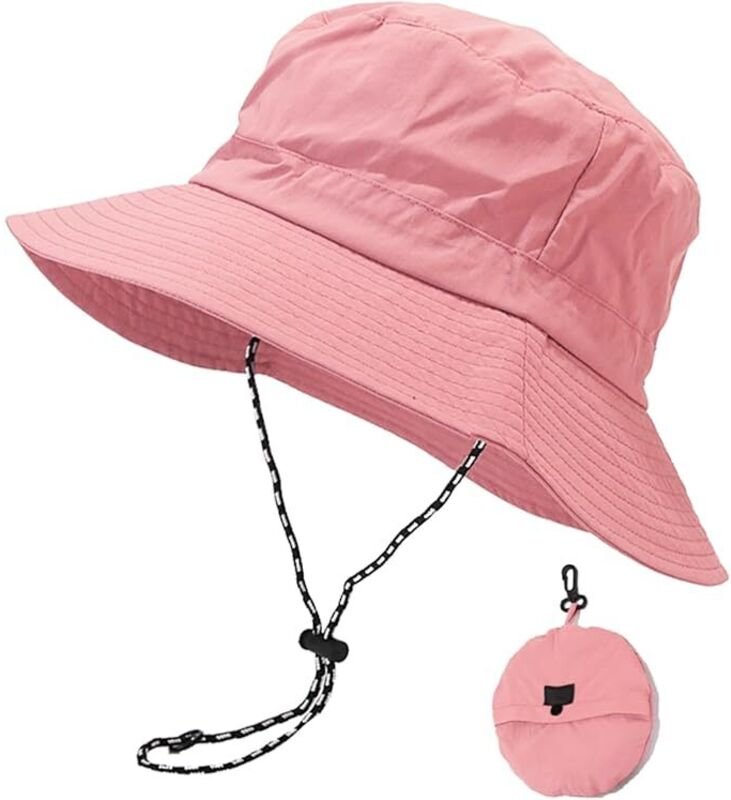 Fischerhut, Sommerhut, Damen-Sonnenhut, faltbar, wasserdicht, Sonnenschutz, schnelltrocknend, atmungsaktiv, ideal für St...