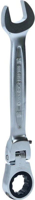 Ks tools Gelenk-Ratschenschlüssel 14mm mit Verriegelung