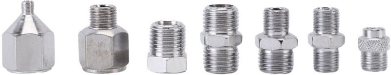 7-teiliges Airbrush-Anschlussset aus Edelstahl mit Schnellkupplung für Luftkompressor