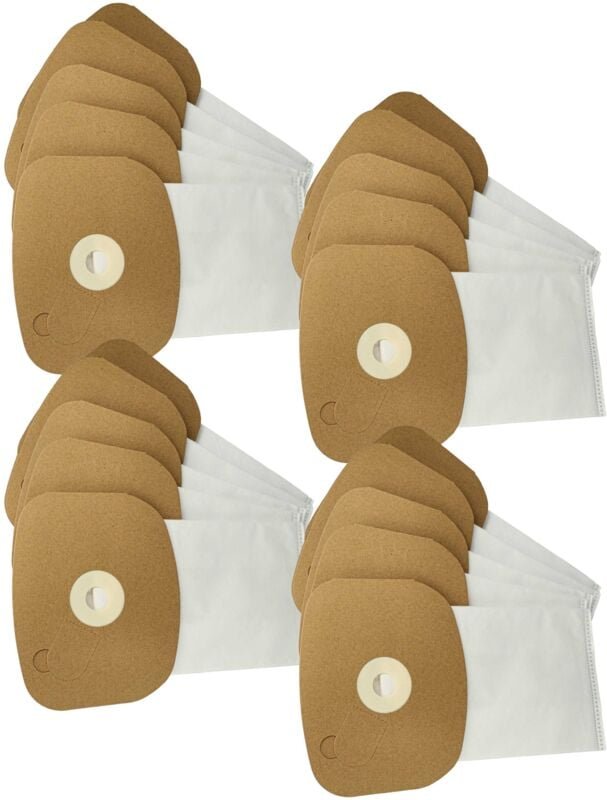 20x Staubbeutel Ersatz für Sprintus 119102 für Staubsauger - Mikrovlies, 36cm x 17cm Weiß - Vhbw