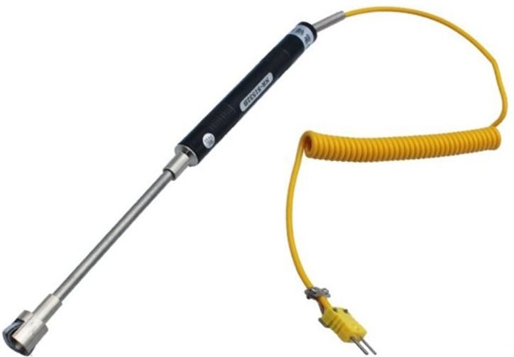 Tlily - 81532B Typ k Oberflächen-Thermoelementsonde NR81532B Temperatursensor -50 bis 500 °c (-58 bis 932 °f)