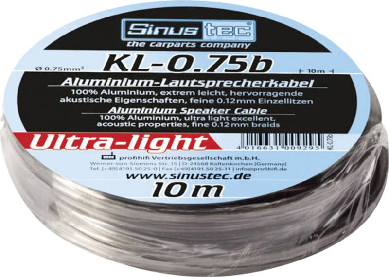 Thumbnail - KL-0,75b Car HiFi Endstufen-Anschluss-Set - Sinustec