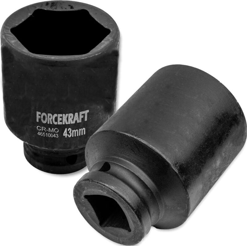 FORCEKRAFT Tiefbett-Schlagnuss 3/4" 43 mm 6-kant
