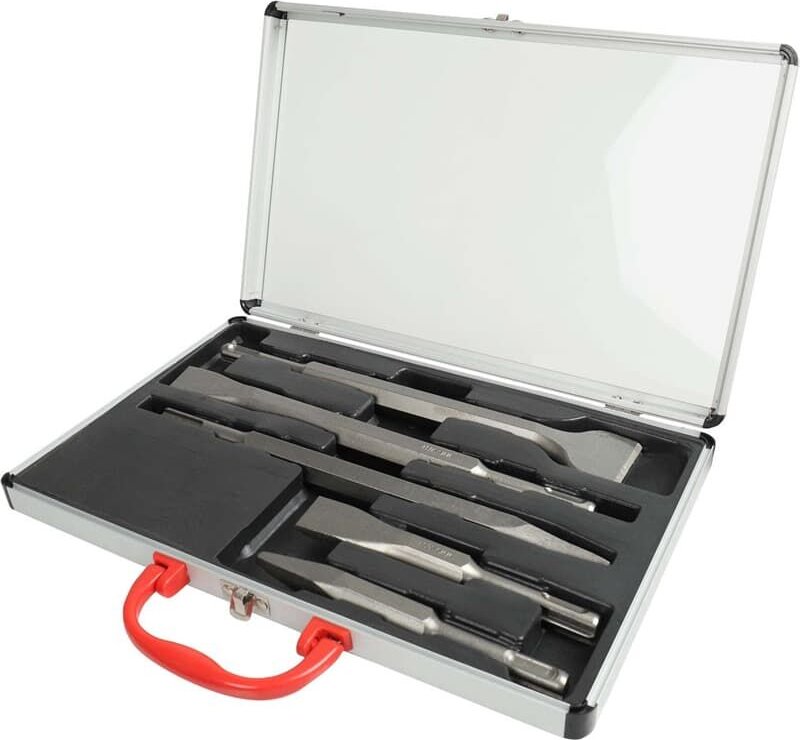 Walter Meißel Satz SDS+ 5 tlg. im Koffer Flachmeißel Spitzmeißel Meißelset