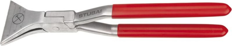 Spengler Falzzange leicht gerade Maulbreite 60mm Länge 270mm für kleine Falz- und Biegearbeiten - Stubai