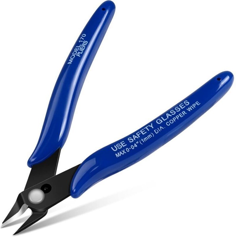 Miniatur-Seitenschneider, Präzisions-Seitenschneider, Flach-Seitenschneider für Elektrowerkzeuge, geeignet für harte, we...