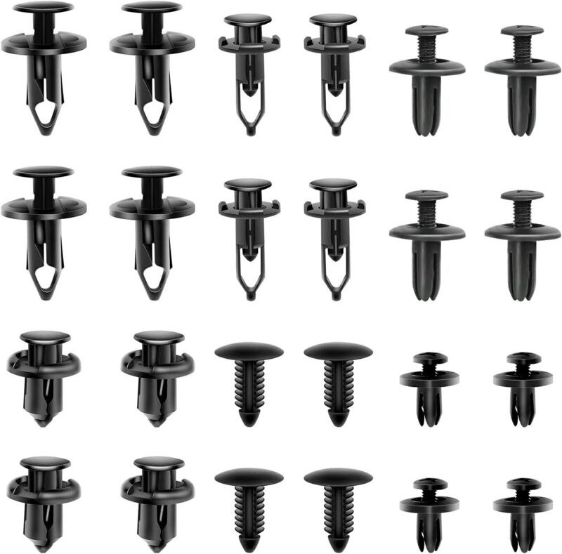 190 Stück Autoclips, Nietclips aus Kunststoff für Autoreparaturen, Kunststoffnieten, universelle Nietclips für Autotürve...